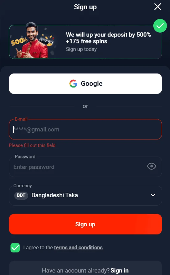 Sign Up TopX